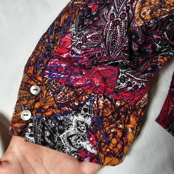 Anthropologie Edme & Esyllte‎ Chromatique Dolman Shift short Dress size S boho - Picture 9 of 13